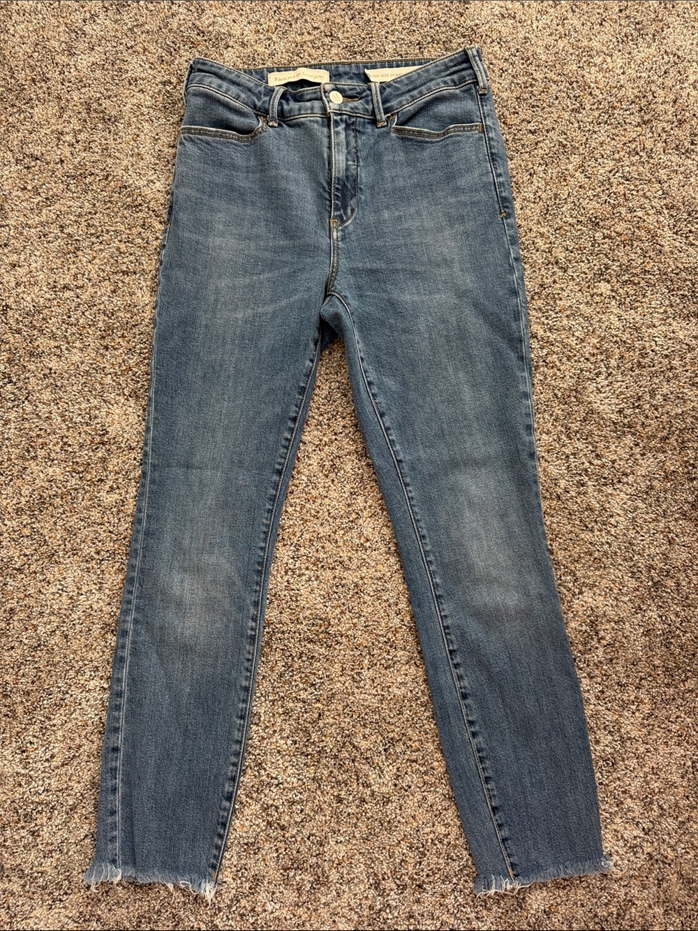 Pilcro and the Letterpress Skinny Jeans in Blue Wash